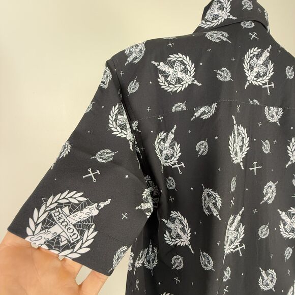 NWOT Dixxon 'The Candle' Men's Button-Up Short Sleeve Shirt - Small - Picture 6 of 8